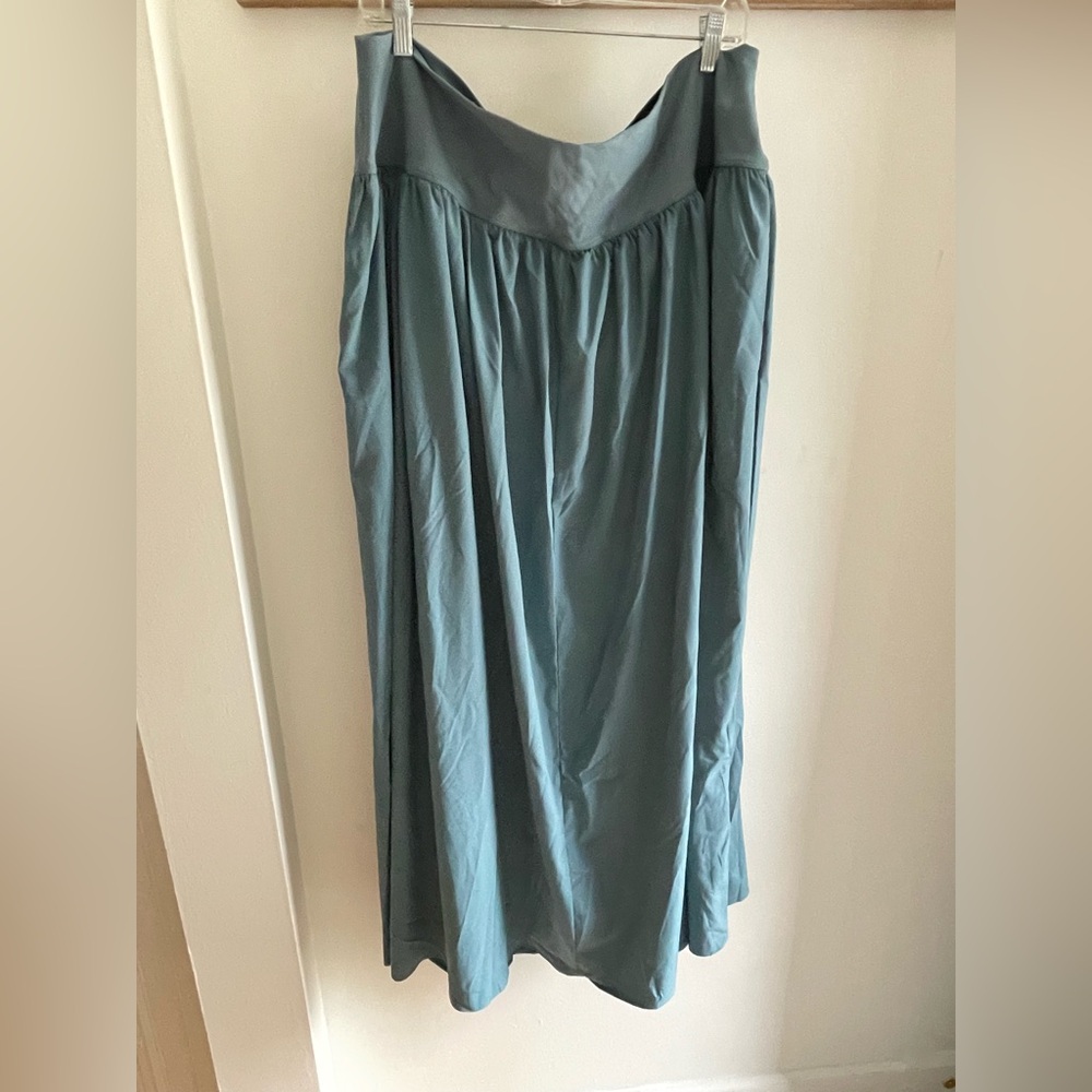 HALARA Maxi Skirt in Dusty Teal - Picture 9 of 10